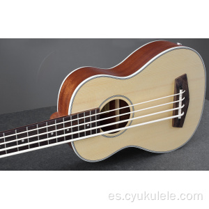 Ukelele de línea gruesa blanca ubes